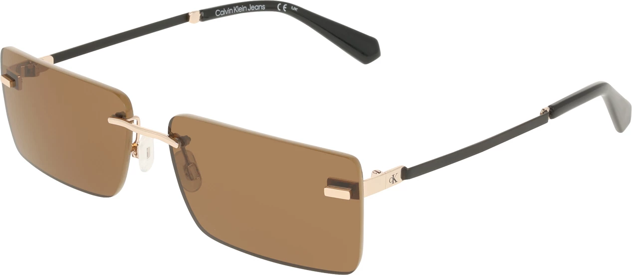 Sončna očala za ženske Calvin Klein, bež