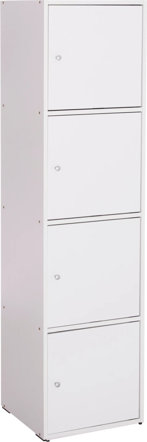 Omarica iz bele melamine FH9940.01 40x39-41x157H cm