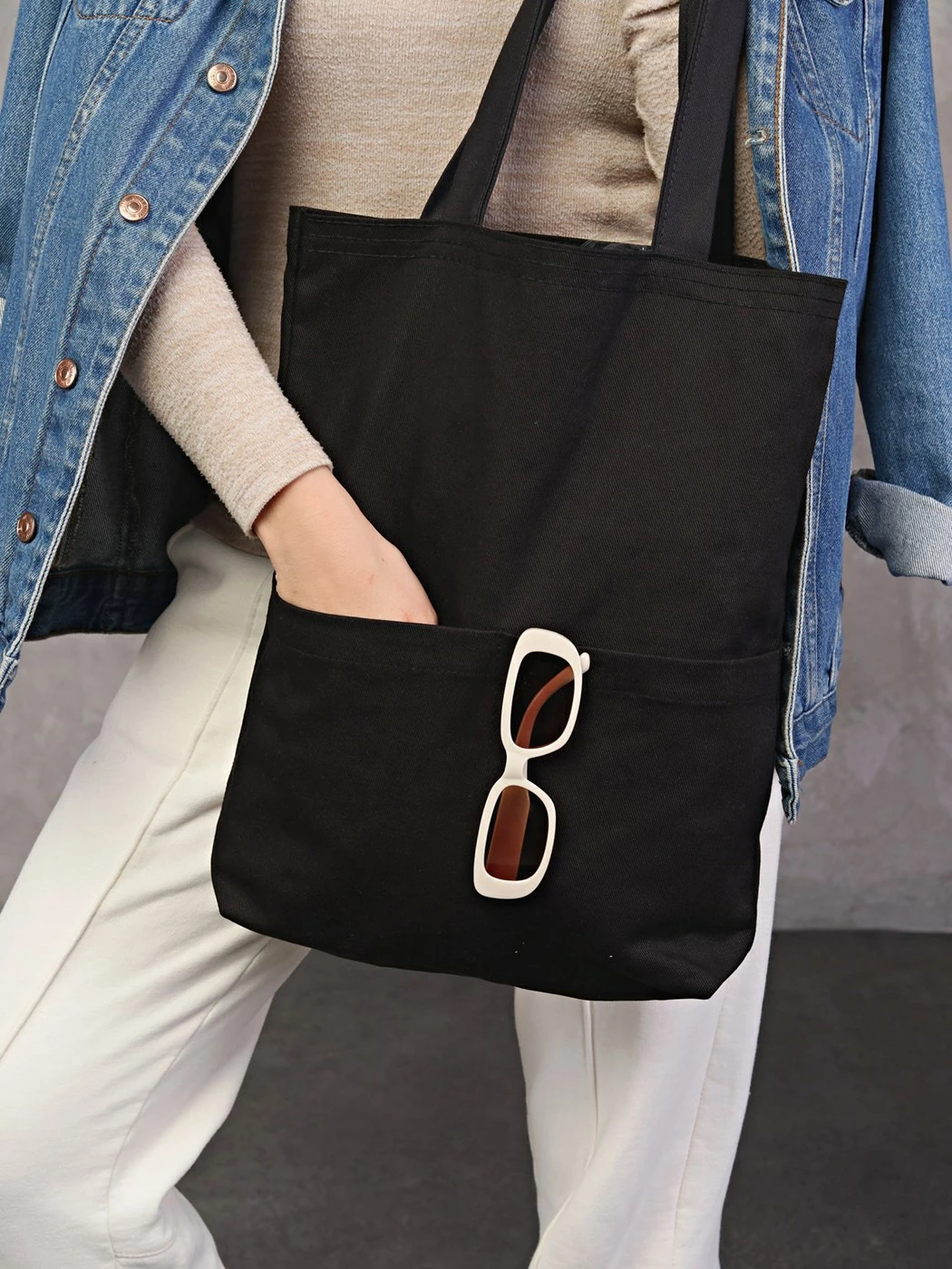 Tote torba Zoozie Bags, črna, 1806