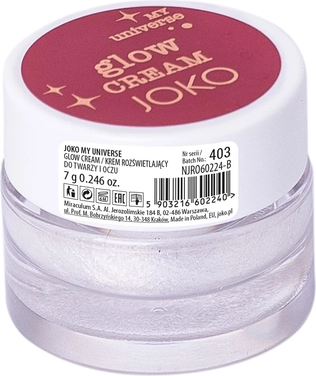Krema za sijaj, Joko My Universe Glow 7 g