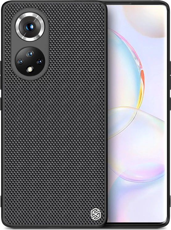 Ovitek z najlonsko teksturo za Honor 50 Pro, Nillkin, črn