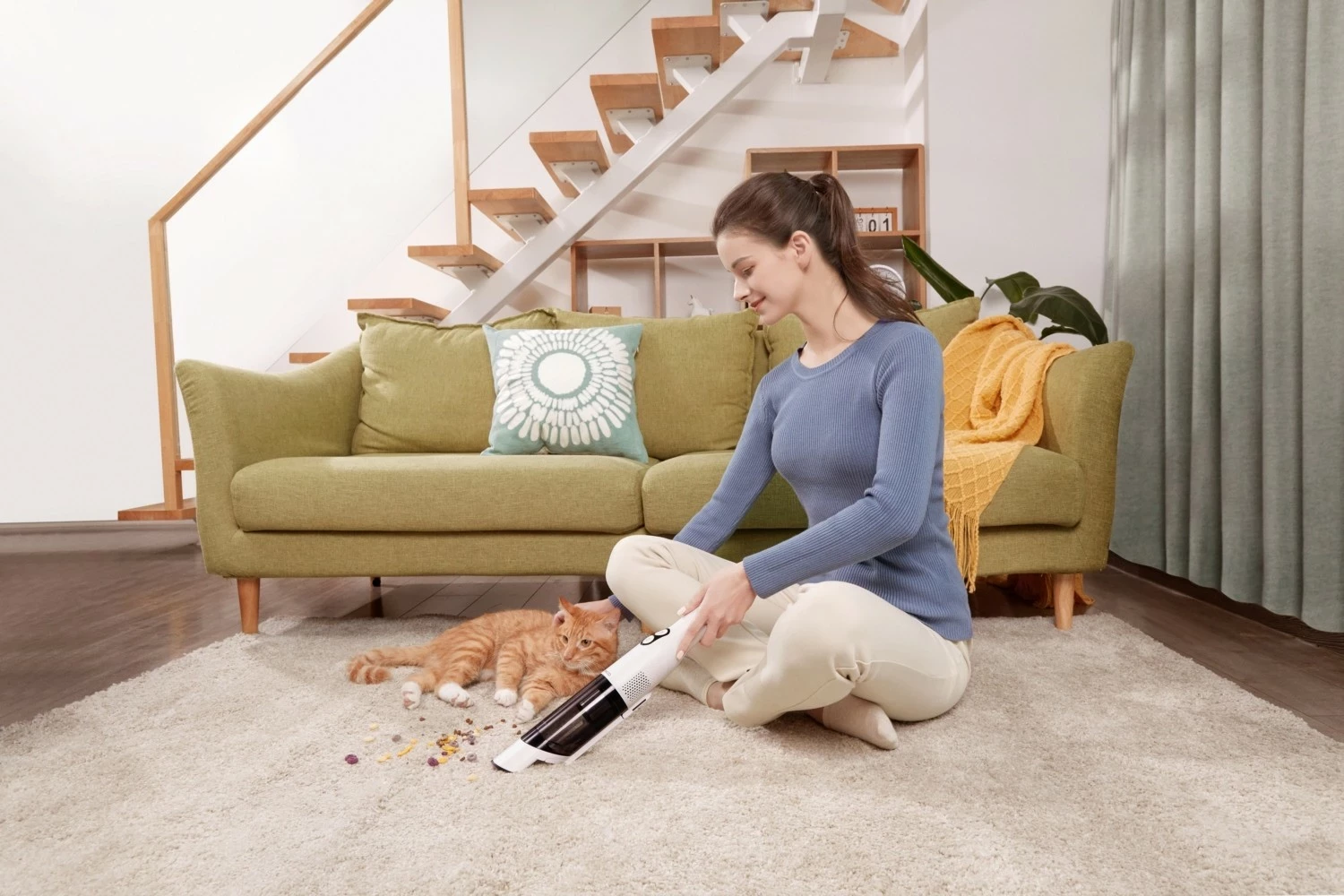 Ročni sesalnik, brezžični Tineco GO Mini, 2000 mAh, bel