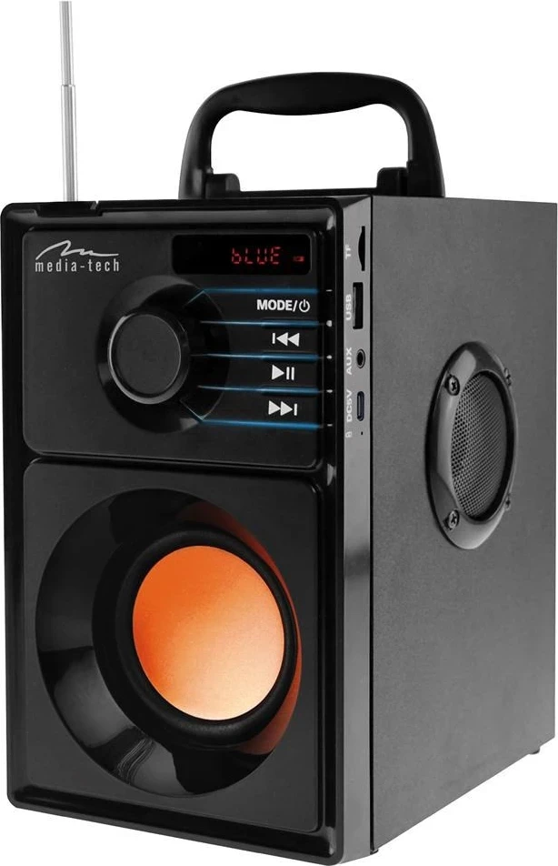Prenosni zvočnik, Media-Tech BOOMBOX BT, 15 W, črn
