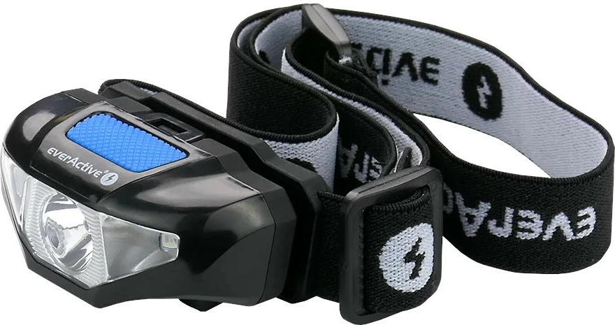 Svetilka za glavo, everActive HL-120 DOT, 120 lumens, LED, črna