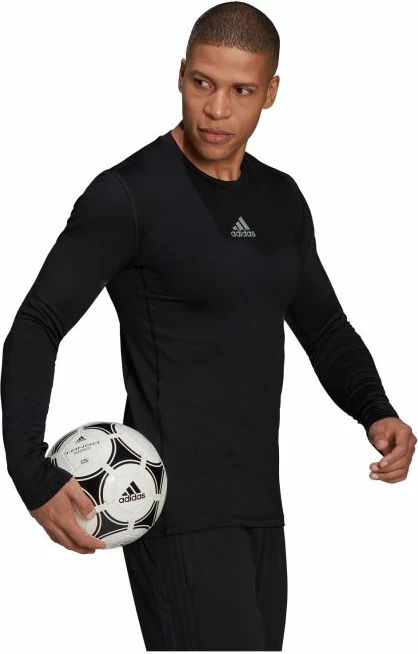 Toplo kompresijsko perilo adidas TechFit za moške, črno