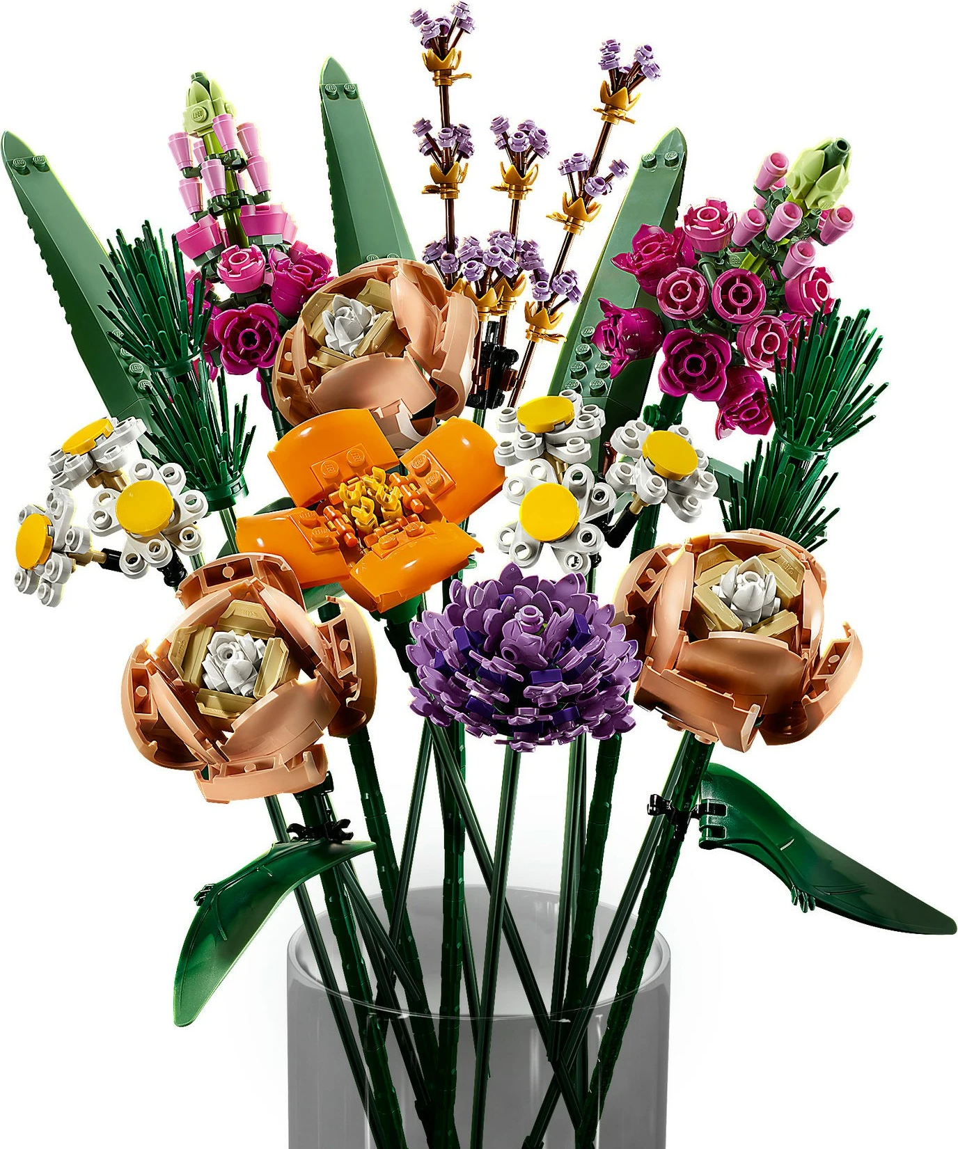Buketa cvetov, LEGO ICONS Flower Bouquet, 756 kosov, večbarvno