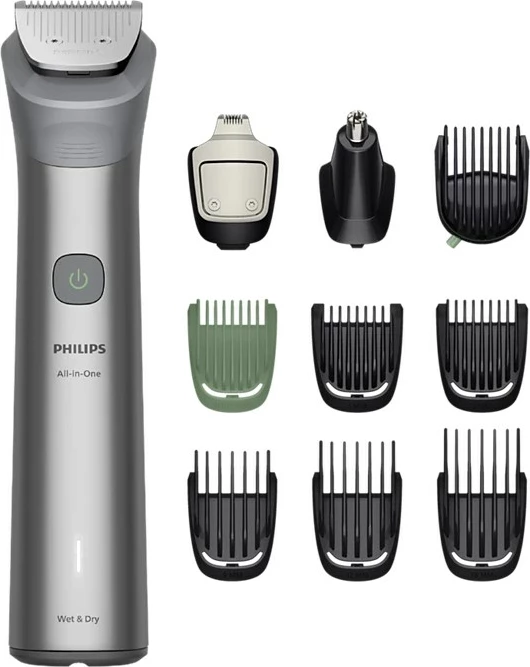 Večfunkcijski brivnik Philips MG5921/15, vse-v-enem, 10-v-1, svetlo siva