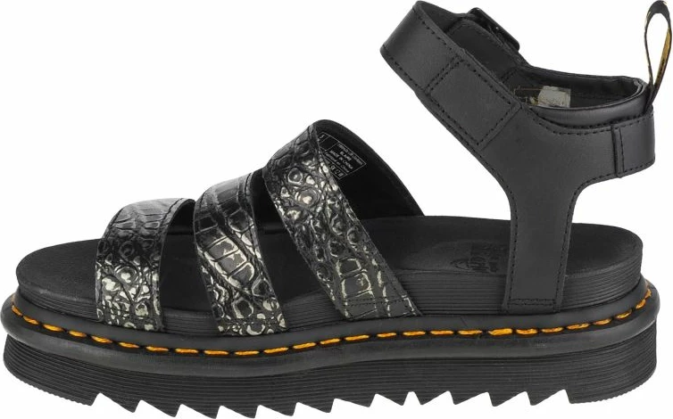 Sandali Dr. Martens za ženske, črni