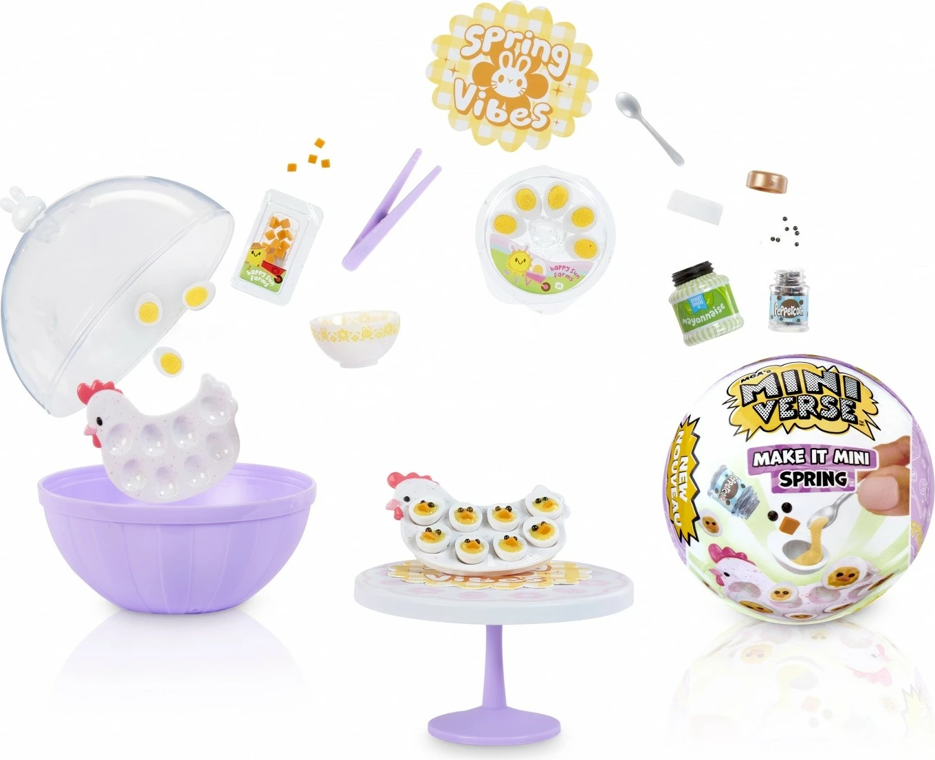 Zbirateljska figurica Make It Mini Spring, MGA Miniverse, 1 kos