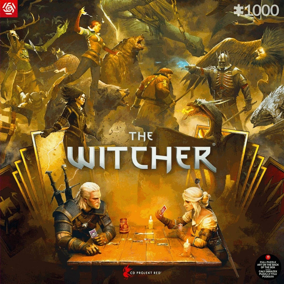 Puzzle The Witcher: Playing Gwent, Cenega Publishing, 1000 kosov