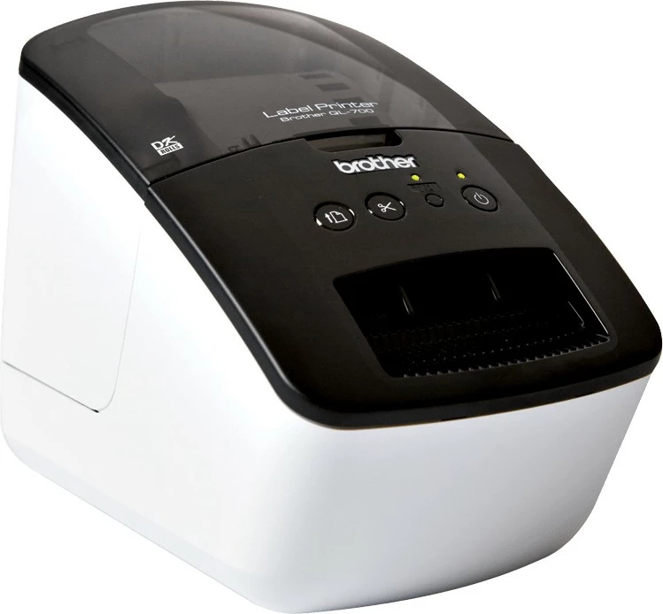 Profesionalni tiskalnik etiket Brother QL-700, direktno termični, 300 x 300 DPI, 150 mm/s, črno/belo