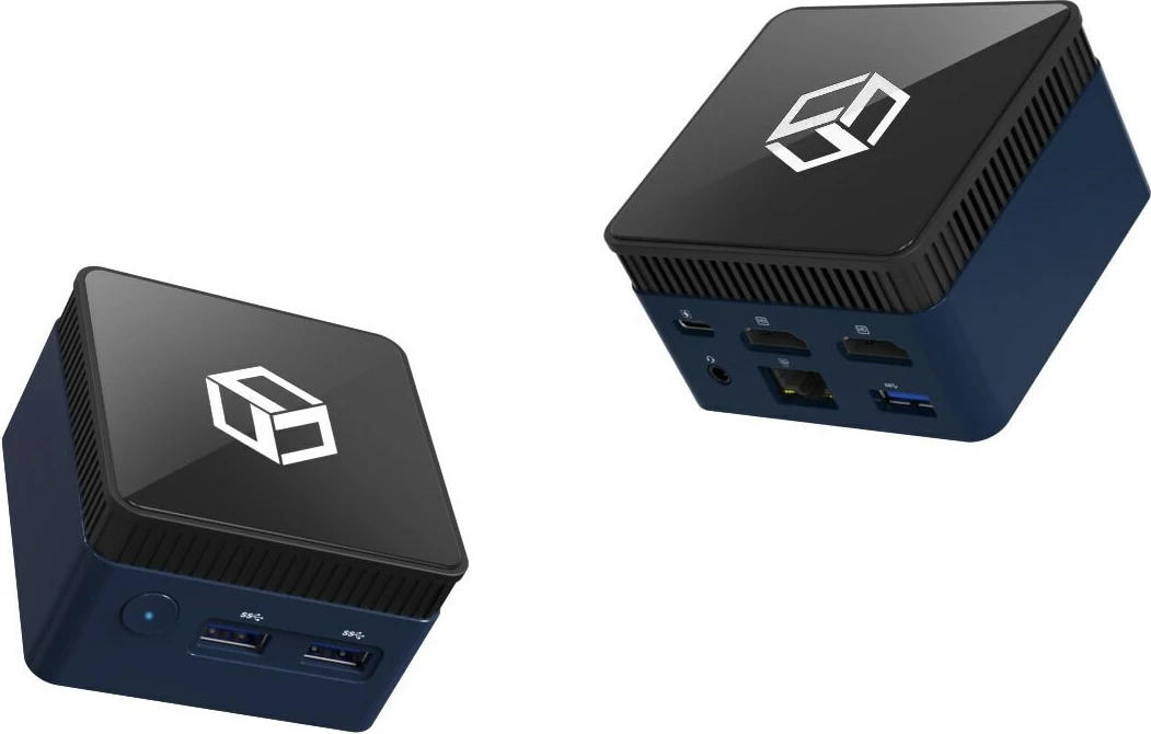 Mini ohišje za računalnik Qoobe ANN150, Intel Celeron N, 12 GB RAM, 512 GB SSD, Windows 11 Pro, črno