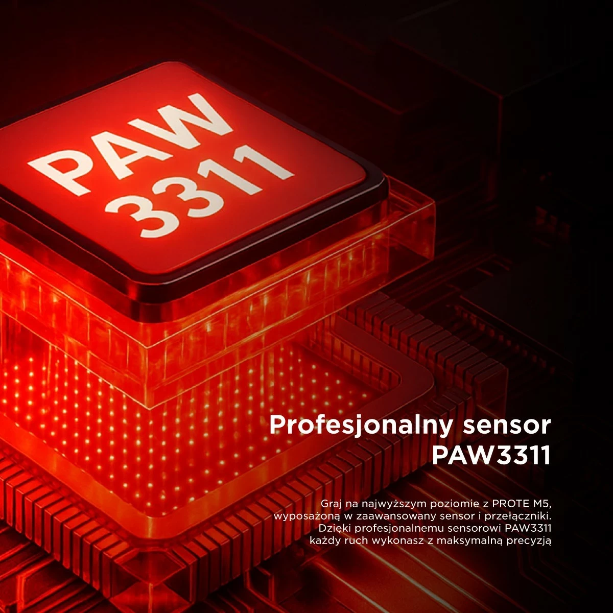 Igralski/ergonomski miš Rampage Prote M5, 24000 DPI, RGB LED, brezžičen/žičen, bel