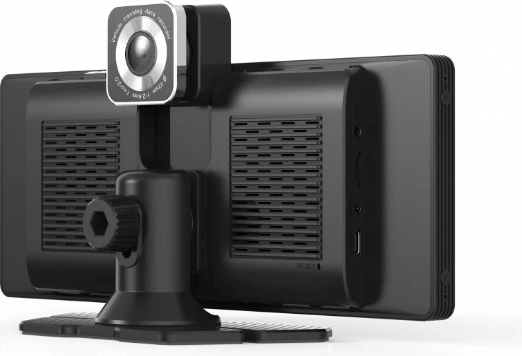 Multimedijski zaslon za avto 9,3" HD IPS, sprednja kamera, črn, Maxcom MC01 Vibe