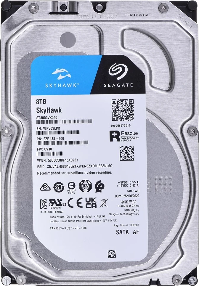 Trdi disk 3,5" Seagate SkyHawk 8000 GB Serial ATA III