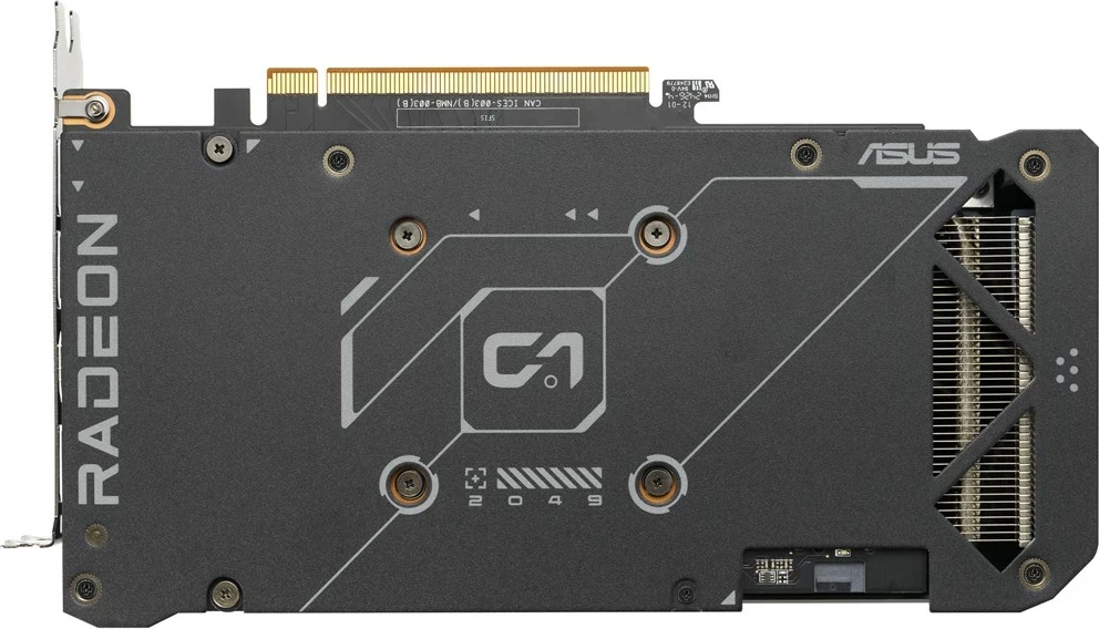 Grafična kartica ASUS Dual RX7600-O8G-EVO, 8 GB GDDR6, črna
