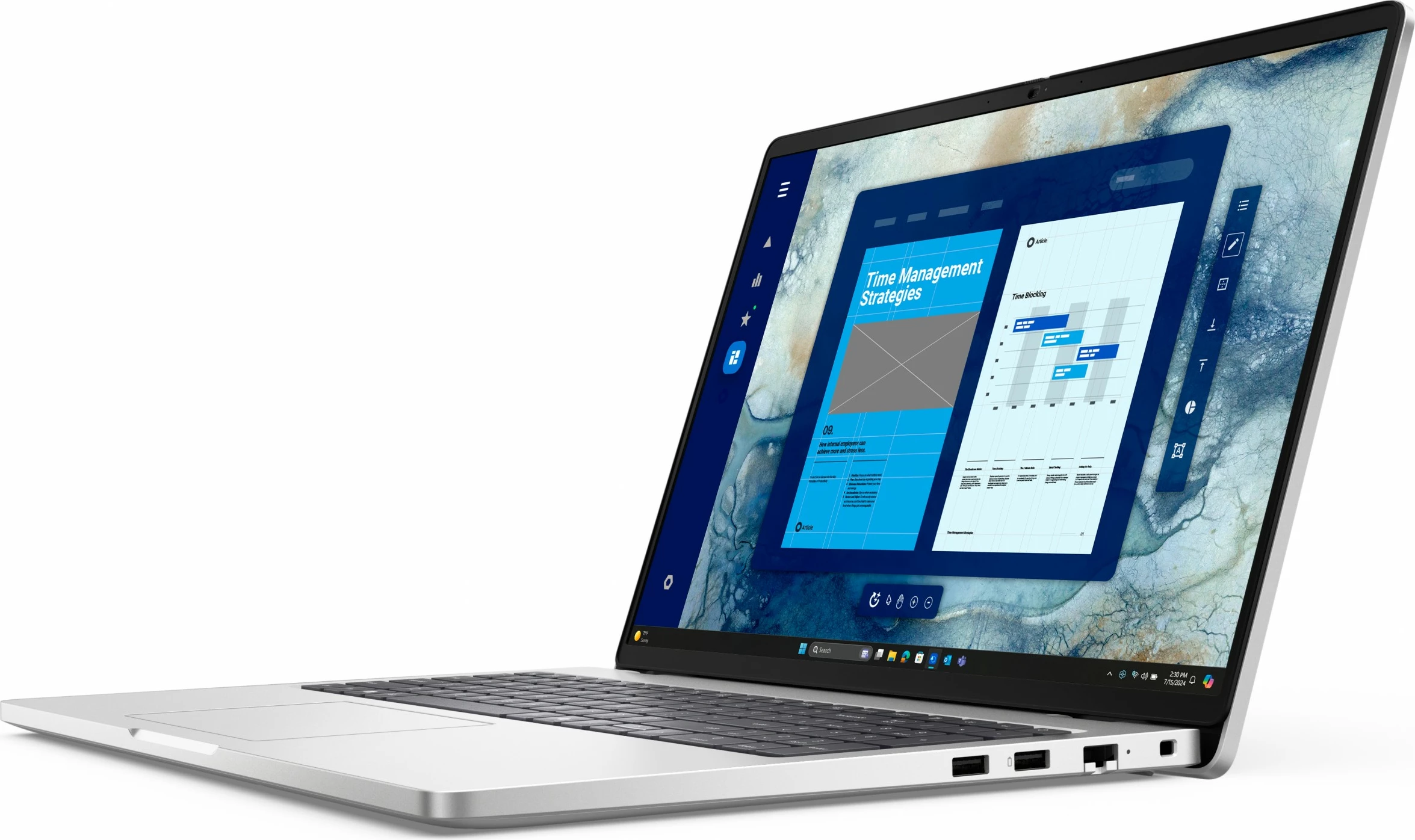 Prenosnik DELL Pro 16 PC16250, Intel Core Ultra 5, 16 GB RAM, 512 GB SSD, 16" siv