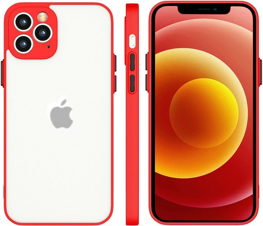 Silikonski ovitek Hurtel Milky Case za Samsung Galaxy A42 5G, rdeč