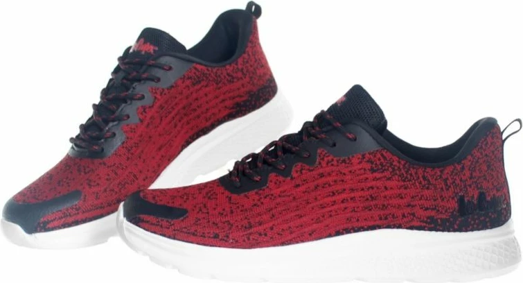 Atletske čevlje za moške Lee Cooper, črno-rdeče