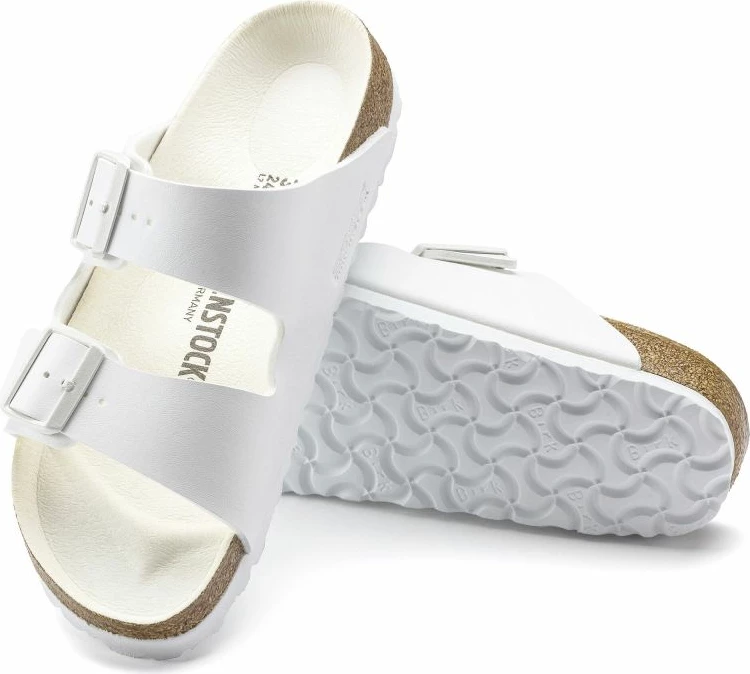 Natikači Birkenstock za ženske in moške, beli