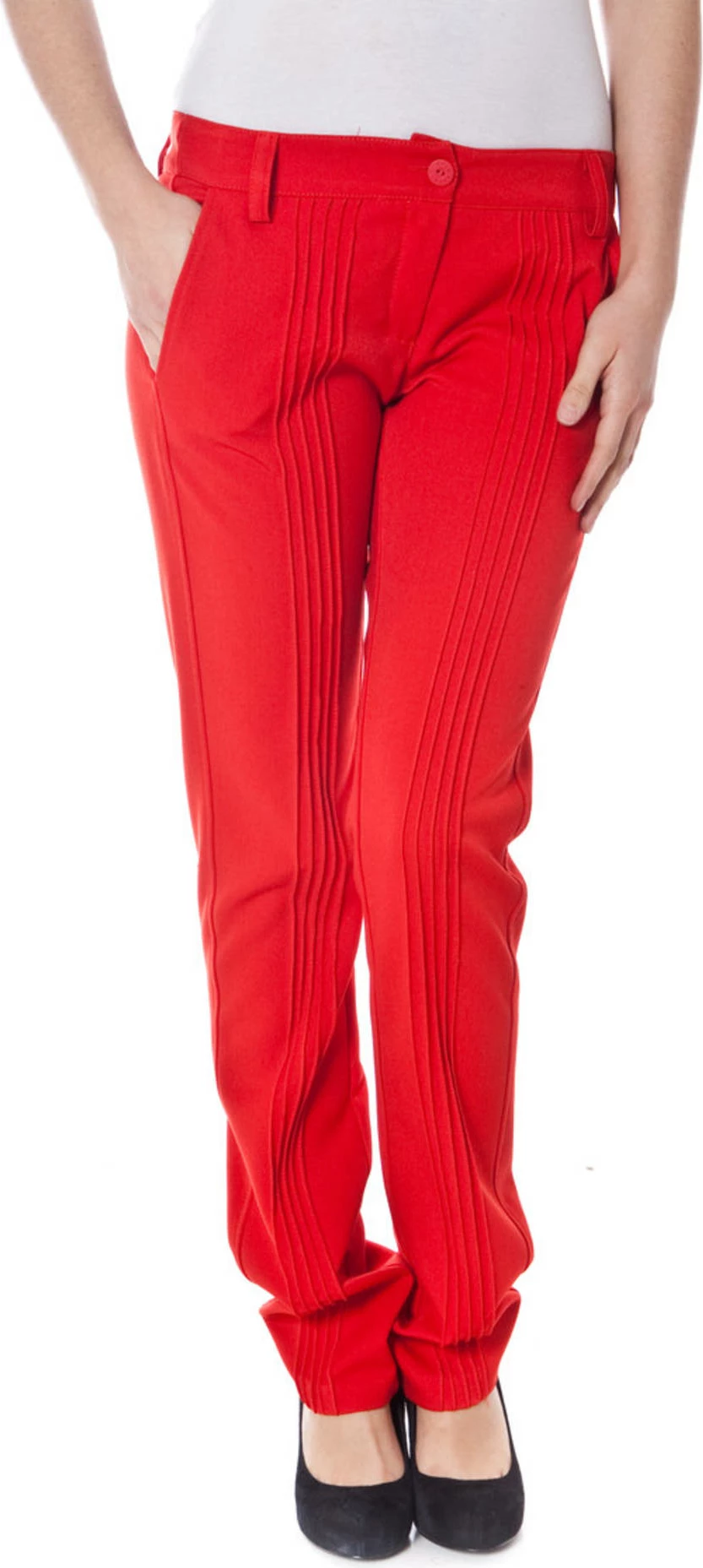 Hlače za ženske DENNY ROSE, rdeče
