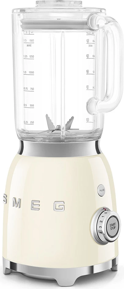 Blender 1,5 L, aluminij, dvojni inox nož, SMEG BLF03CREU, krem