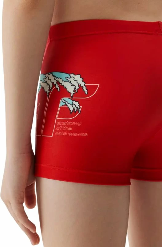 Plavalni bokserji za otroke 4F, rdeči