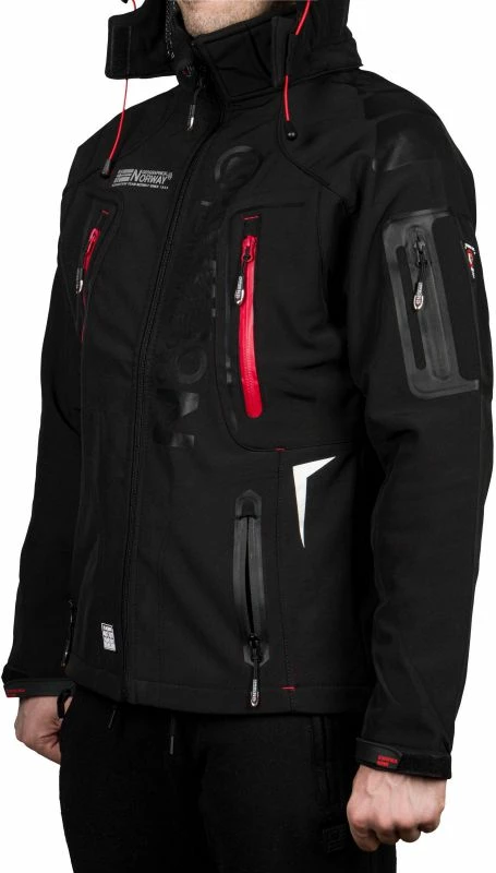 Športna jakna za moške Geographical Norway, črna