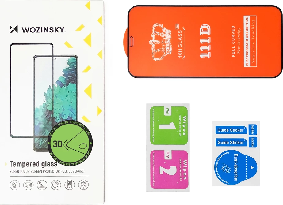 Zaščitno steklo Wozinsky full glue za iPhone XR/iPhone 11, s črnim robom