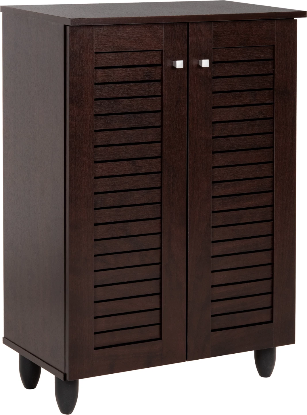 Omara za čevlje PROLLY FH9608.01 melamin v barvi wenge - 2 vrata - 4 police 60x34x88H cm