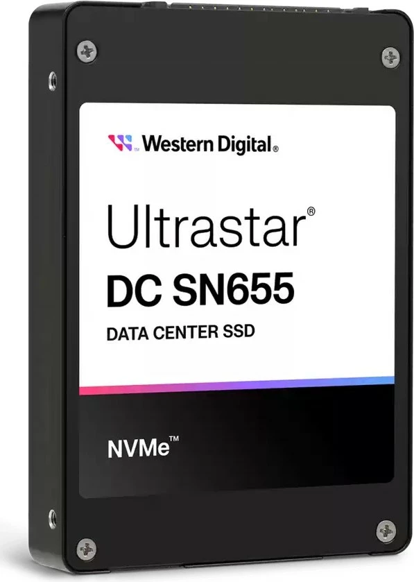 Notranji SSD 15,36 TB, NVMe, U.3 PCIe 4.0, 2,5", Western Digital Ultrastar DC SN655