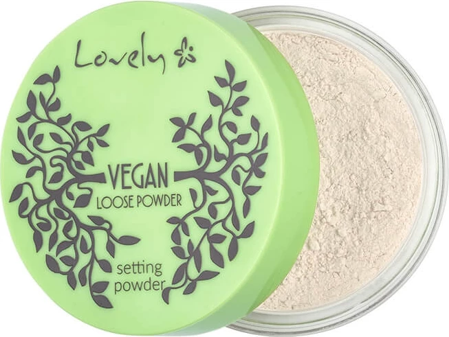 Prosojen veganski puder v prahu za obraz Lovely, 7 g