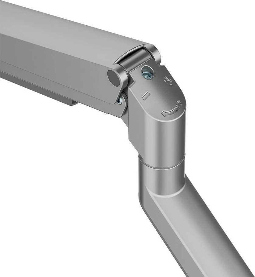 Krmilni nosilec za monitor Neomounts DS70-250SL1, s sponko/prek vstavka, 9 kg, 17–35", srebrn