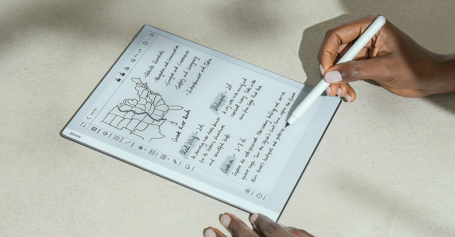 E-bralnik ONYX BOOX GO 10.3, Android 12, bel