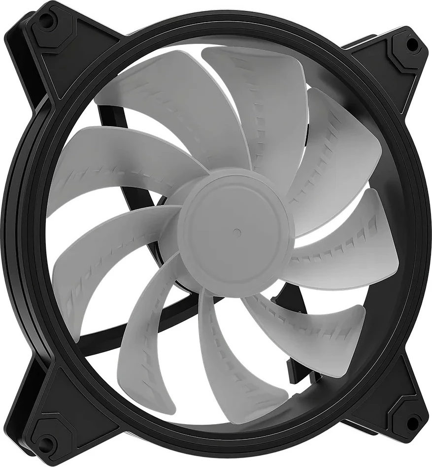 Računalniški ventilator MODECOM FAN-APEX-140R-ARGB-100, 140 mm, ARGB, črn