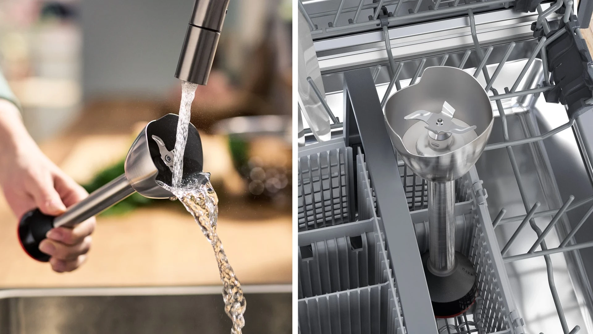 Ročni mešalnik 0,6 L, 600 W, črno-beli Bosch Serie 4 MSM4W210