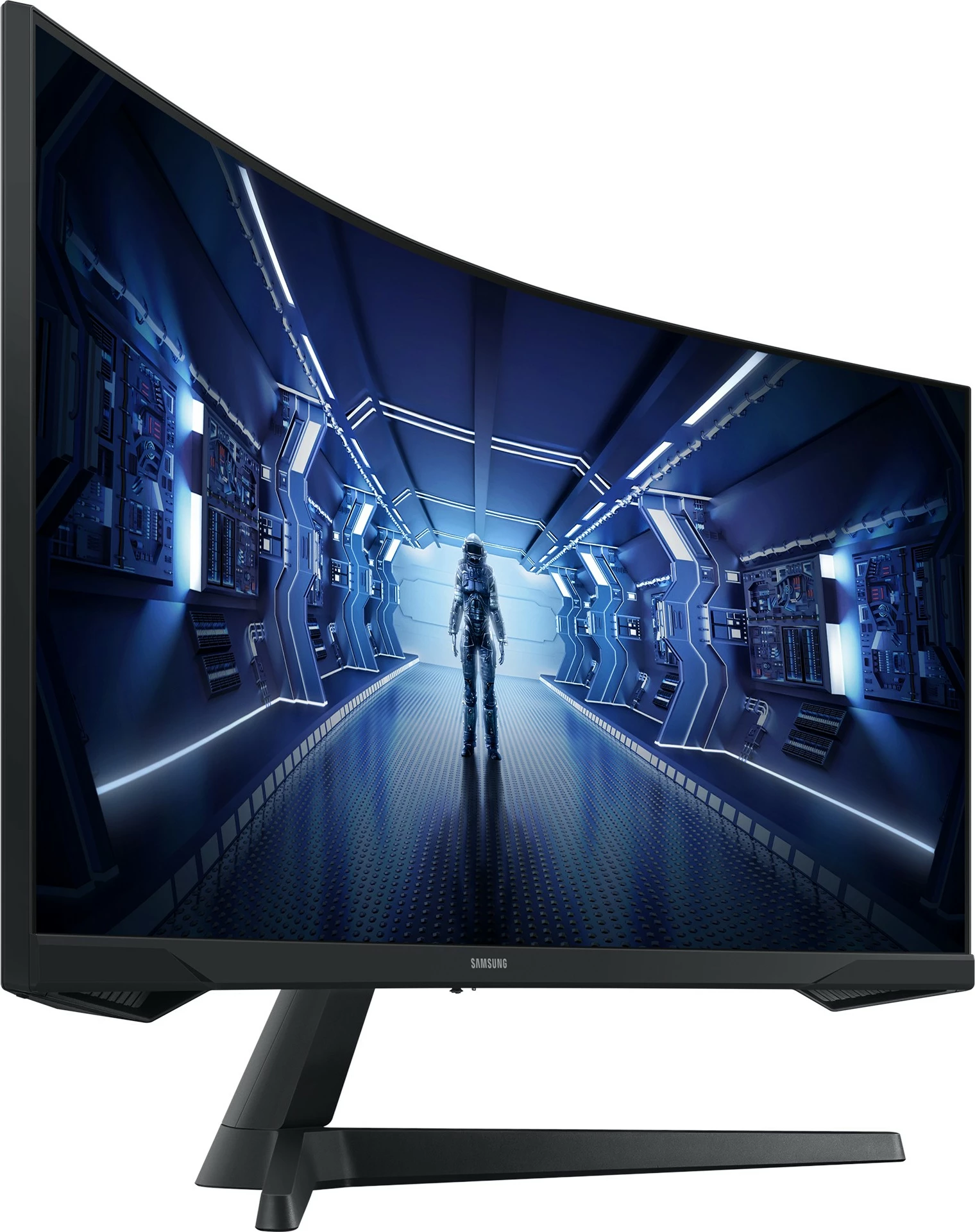 UltraWide Quad HD 34" monitor, Samsung G55T, LED, 1 ms, črn