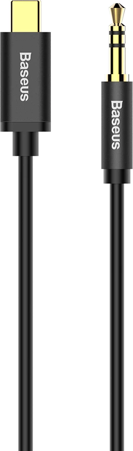 Avdio kabel USB Type-C na 3,5 mm Baseus CAM01-01, 1,2 m, črn