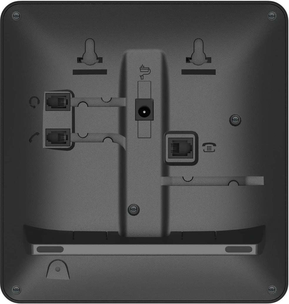 DECT telefon DESK 800A, priključena slušalka, 200 stikov, črn