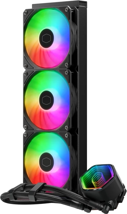 Vodni hladilnik Cooler Master MasterLiquid 360 Core II ARGB, črn