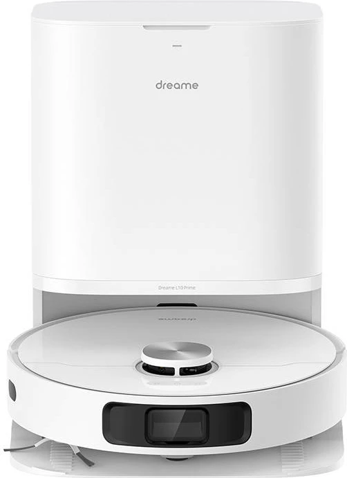 Robot sesalnik in mop, 4000 Pa, 5200 mAh, LDS, samodejno čiščenje, bel Dreame L10 Prime