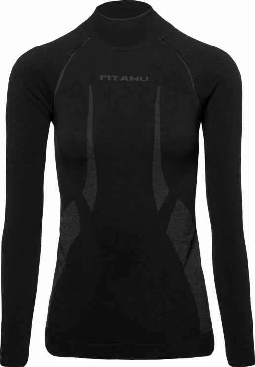 Termoaktivna majica za ženske Fitanu, črna