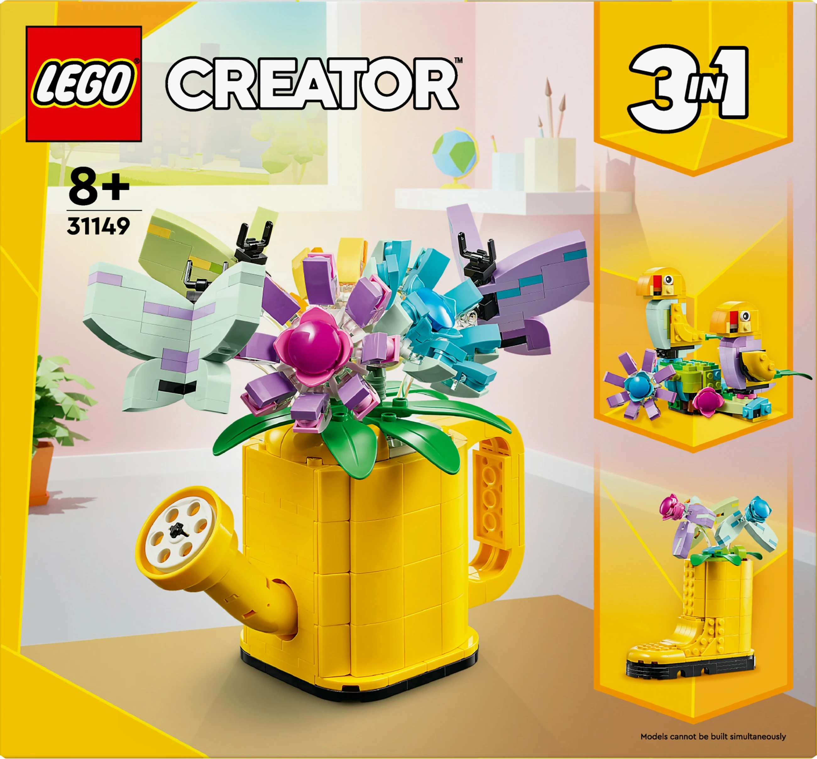 Set za gradnjo LEGO Creator 3in1, 31149, 420 kosov, večbarven