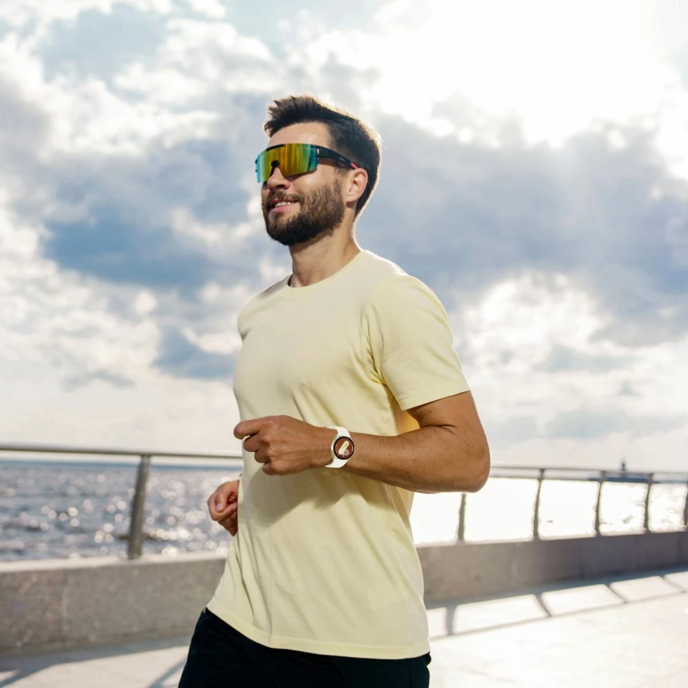 Silikonski pašček za Smartwatch Tech-Protect za Samsung Galaxy Watch 4/5/5 Pro/6/7/FE, bež