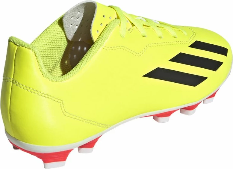 Otroški nogometni čevlji adidas X Crazyfast Club FxG, rdeče in rumene