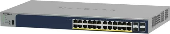 Upravljan stikalnik NETGEAR GS752TPP, 48 vrat, PoE, siva