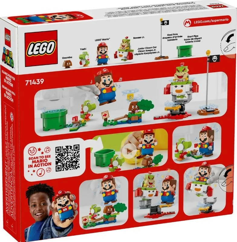 Igralni set 218 delov LEGO Super Mario 71439, z interaktivnim Mariom