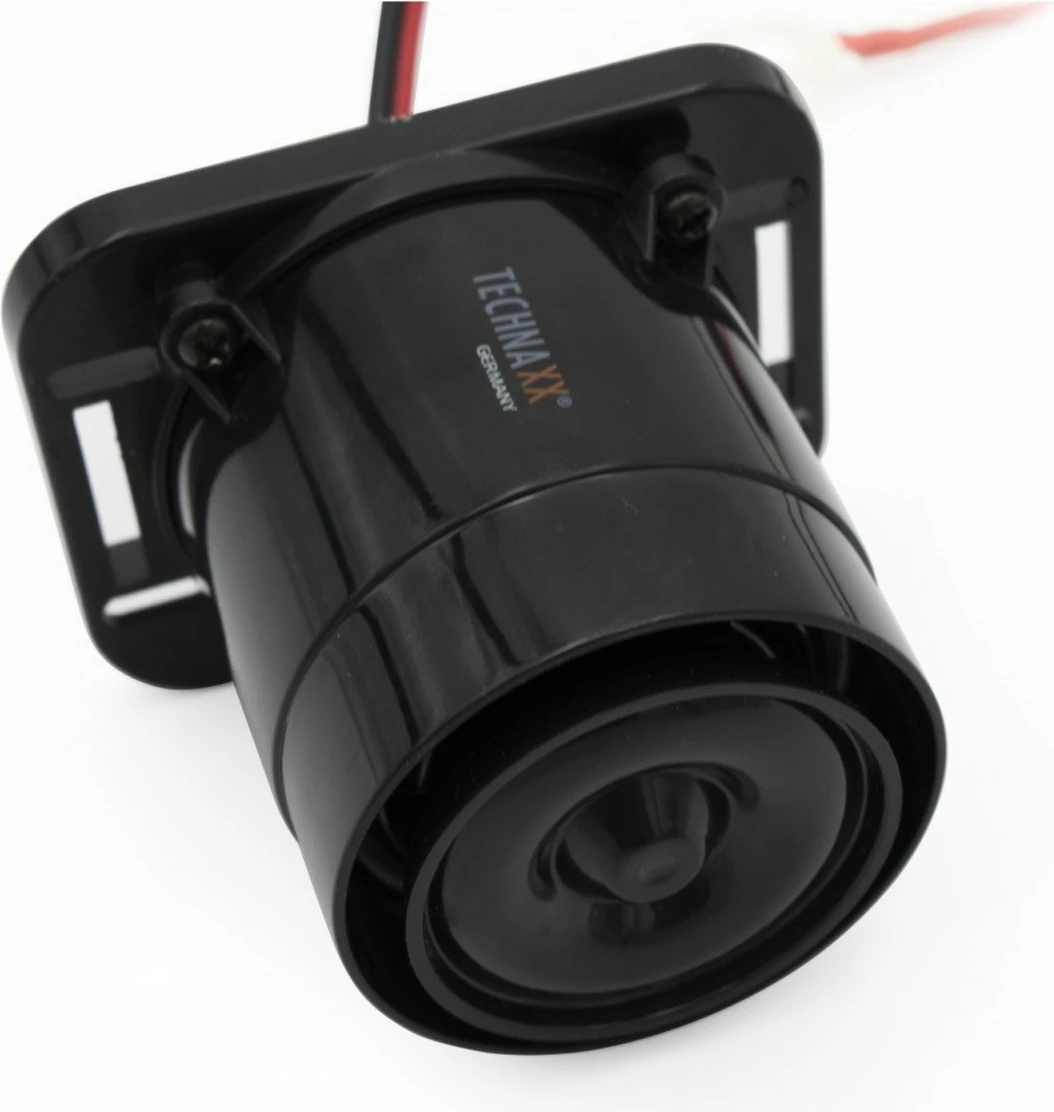 Avtomobilski alarm Technaxx TX-168, univerzalen, z daljinskim upravljalnikom, črn