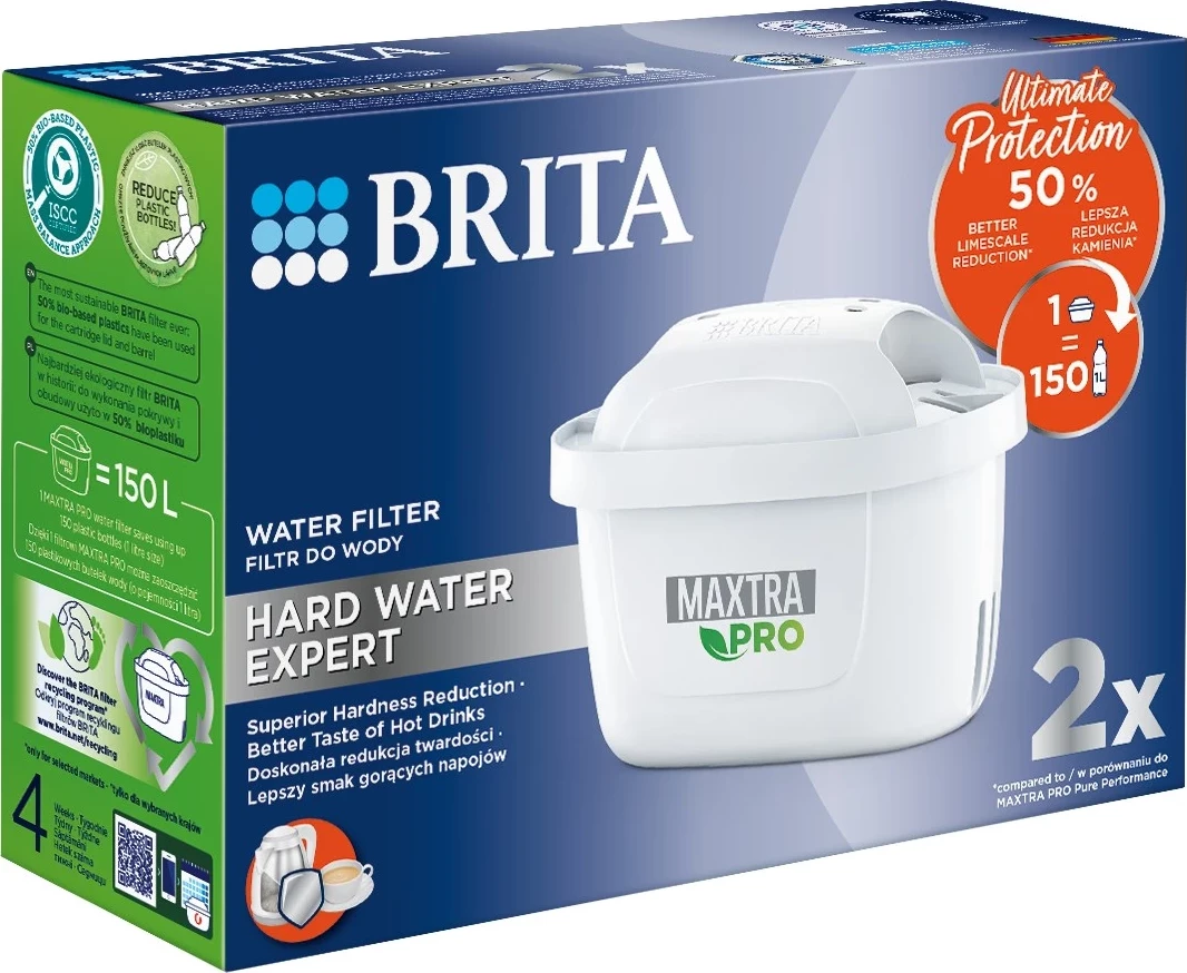 Filtrirni vložek za vodo Maxtra Pro BRITA, 150 L, 2 kosa