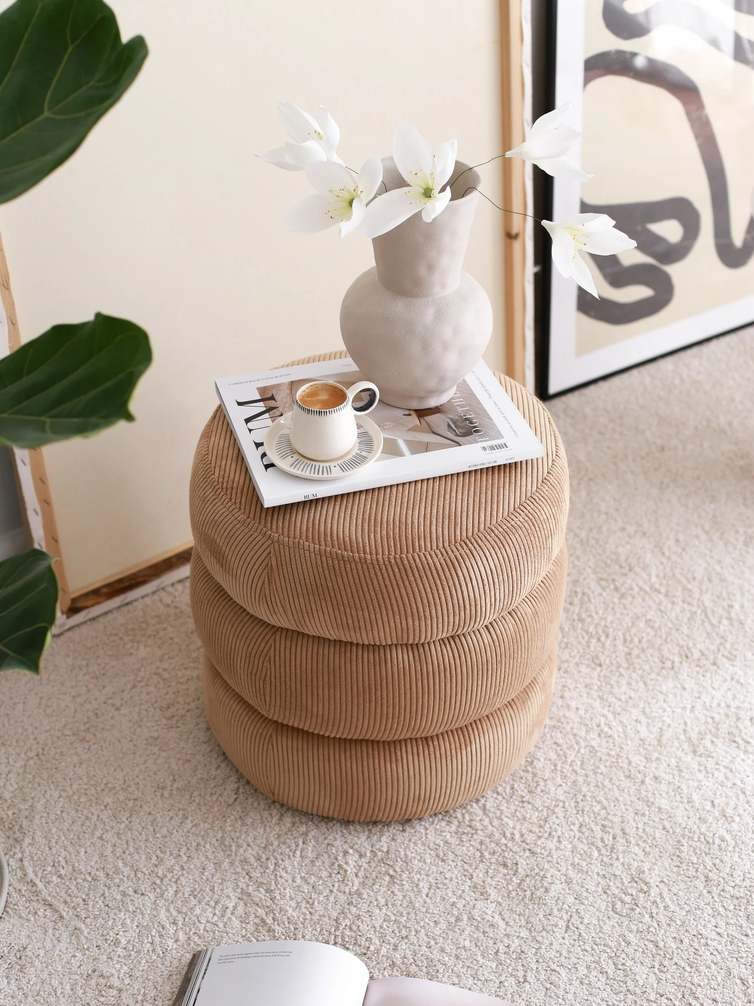 Puf Teddy Atelier del Sofa Boum, kamel